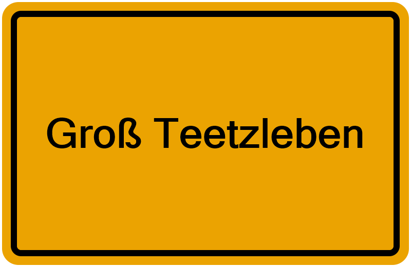 Handelsregisterauszug Groß Teetzleben